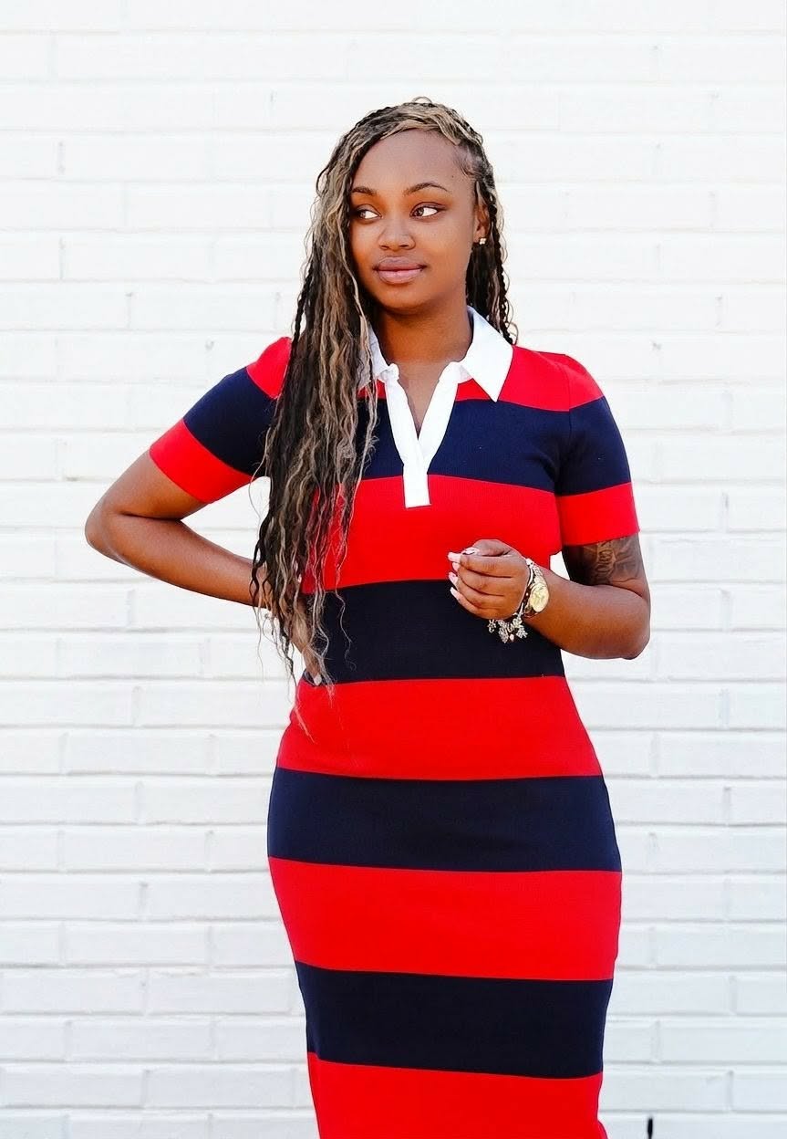 Keep It Cute Striped Dress