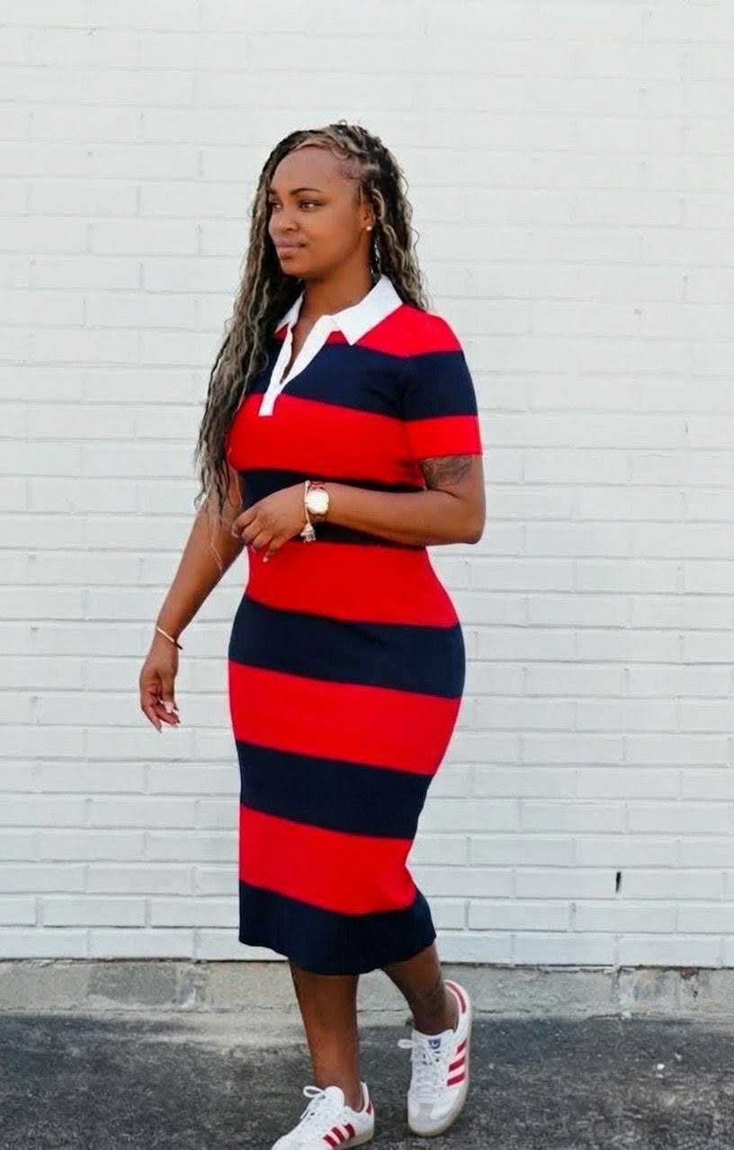 Keep It Cute Striped Dress