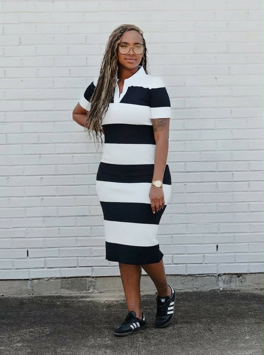 Keep It Cute Striped Dress
