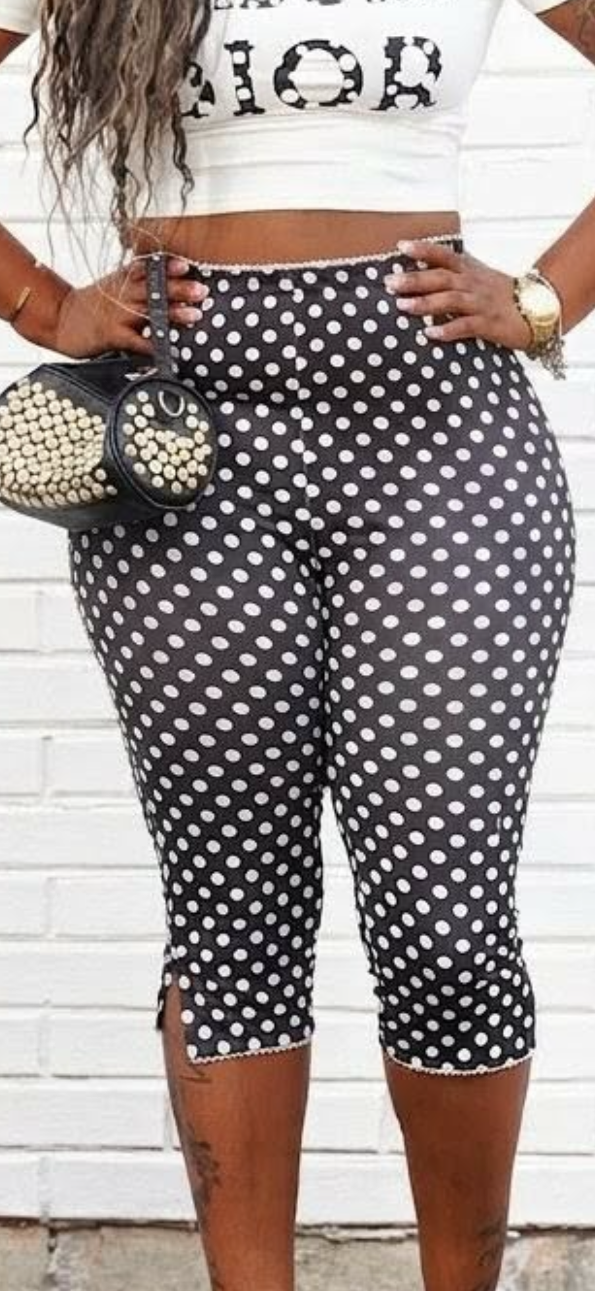 Itty Bitty Polka Dot Capris