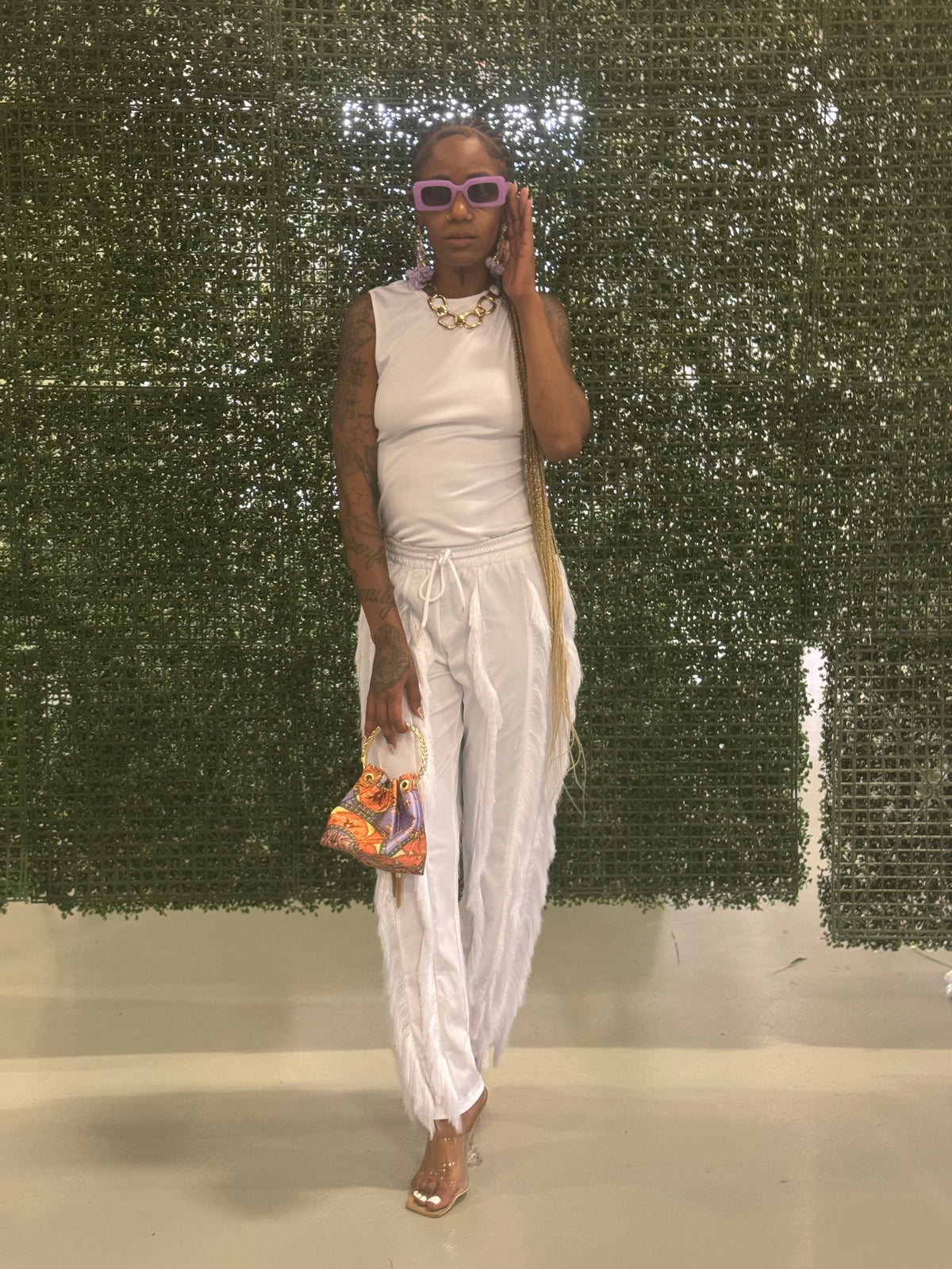 Act Bad Fringe Pant Set