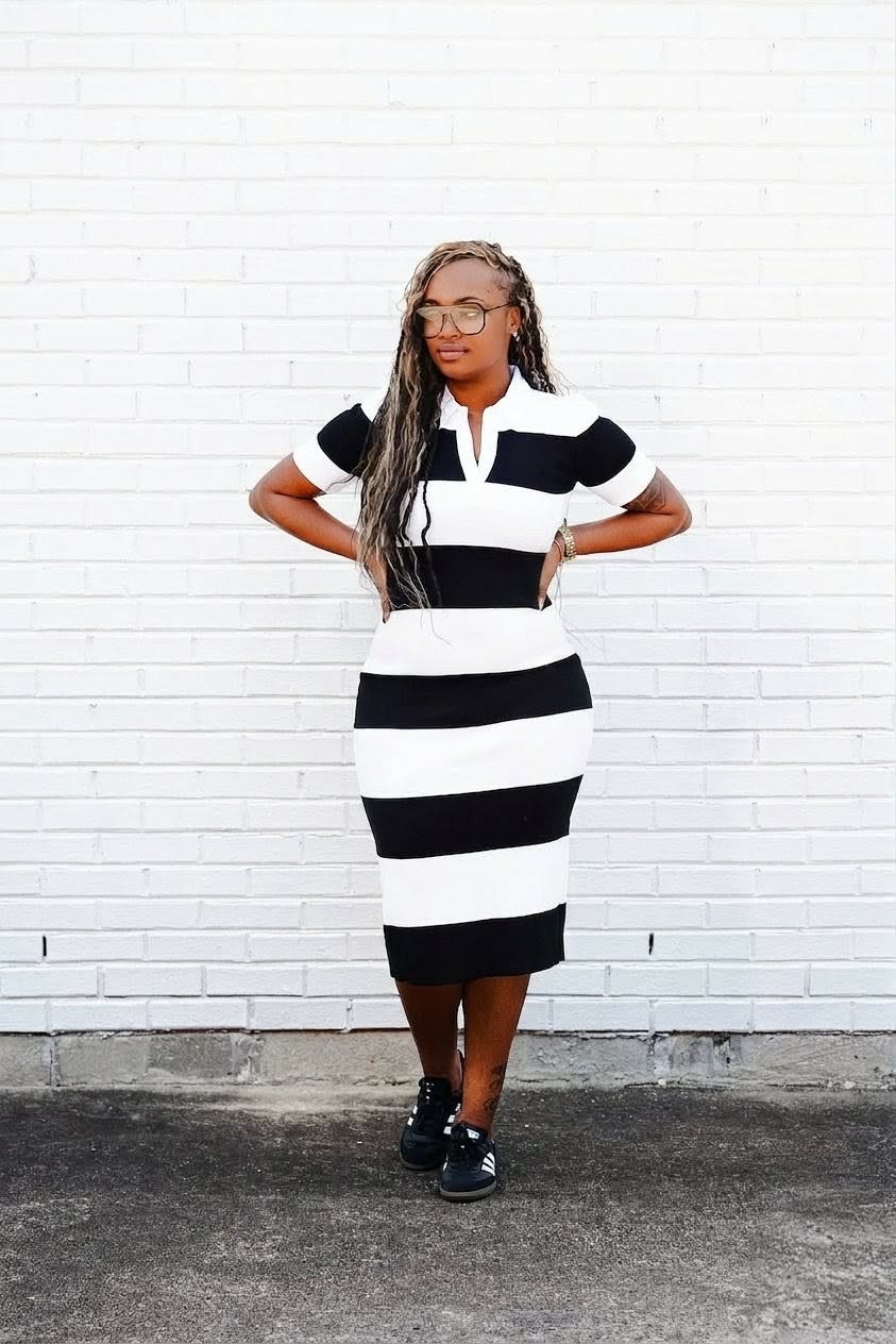 Keep It Cute Striped Dress