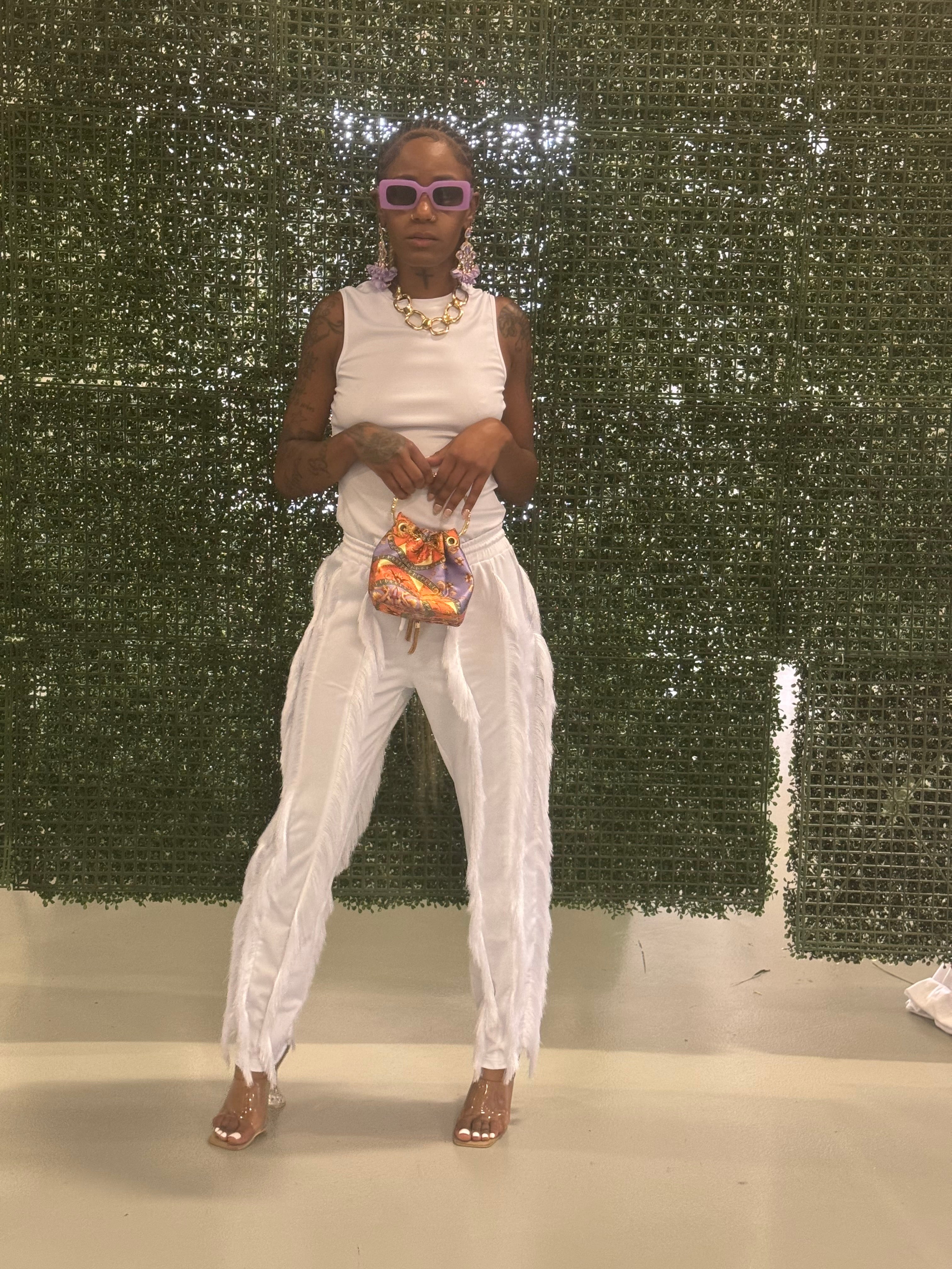 Act Bad Fringe Pant Set