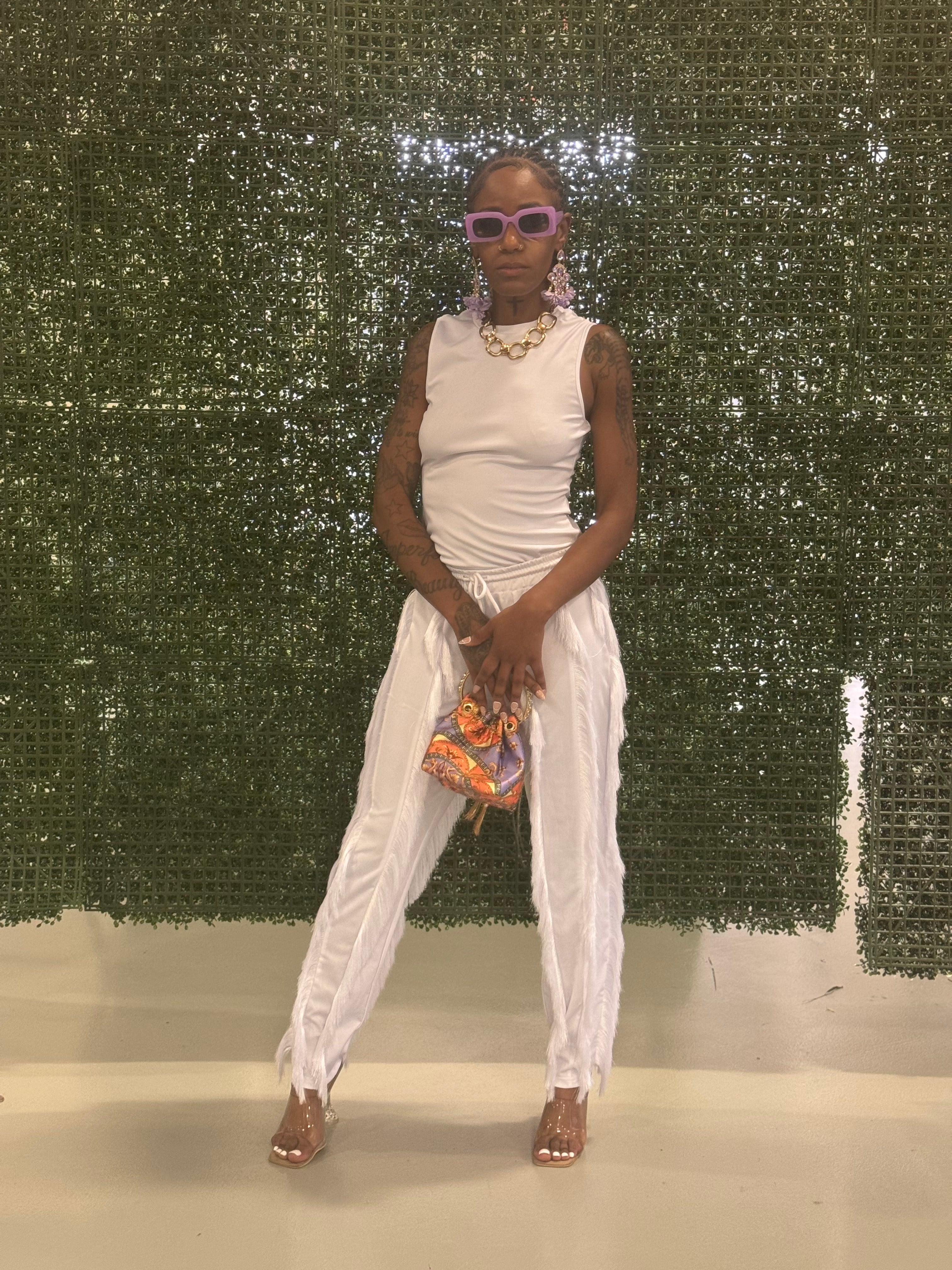 Act Bad Fringe Pant Set