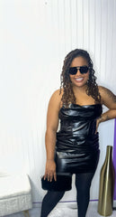 Leather Mini Dress