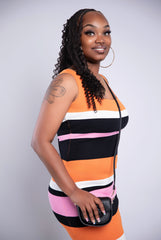 Giving Vibes Striped Dress